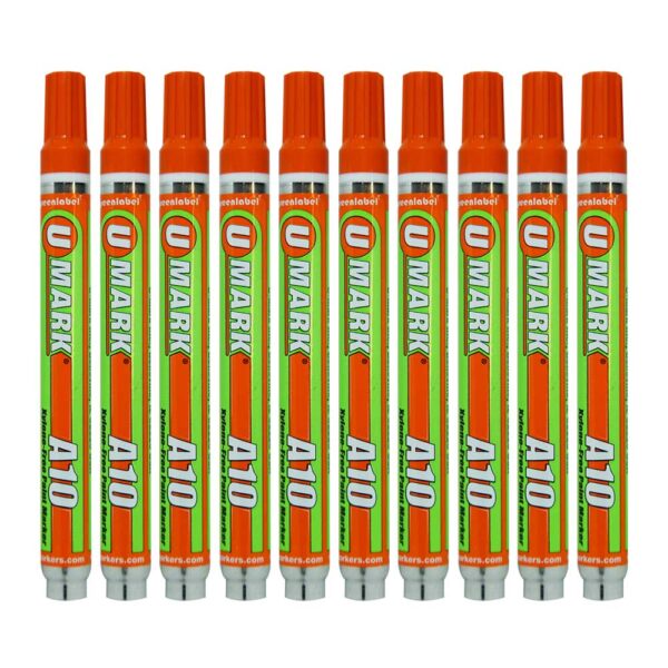 Marcador Industrial A10 10 ml Naranja U-Mark