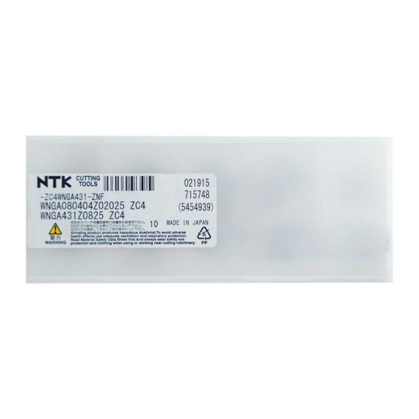10 Insertos Wnga 431 Z0825 Zc4 NGK - Imagen 5