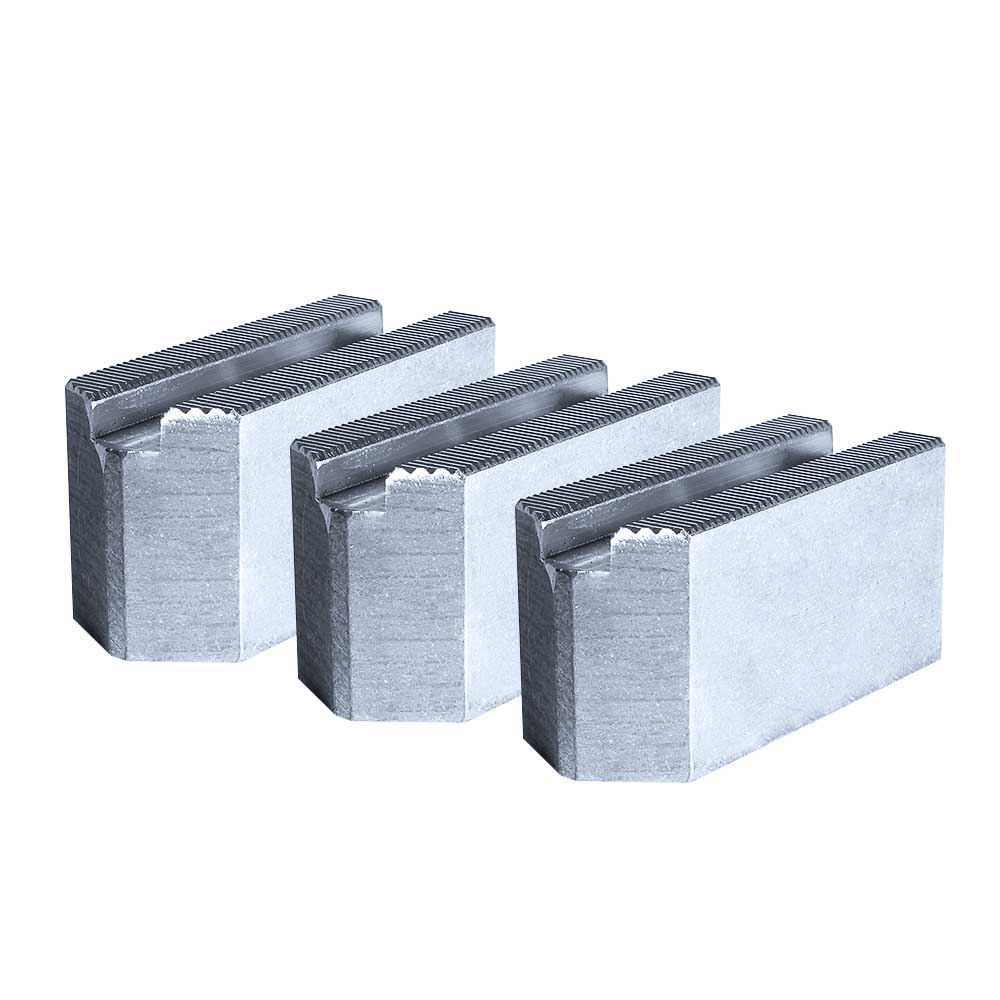 20 Piezas De Mordazas Blandas De Aluminio Estándar De 6x2x1 Pulgadas