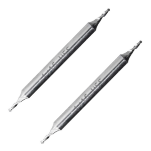 2 Cortadores Dobles Hss Bola 1/16" X 3/16" X 2-1/4" 2F TTC