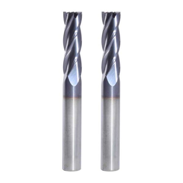 2 Cortadores De Carburo 6 mm X 19 mm X 50 mm 4F TiAlN Cobra Carbide