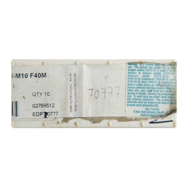 2 Insertos De Carburo Onmu050410Antn-M10 F40M Seco - Imagen 3