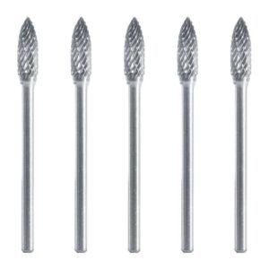 5 Limas Rotativa de Carburo 3/16" x 1/2" x 2-1/16" SG-53 Fullerton