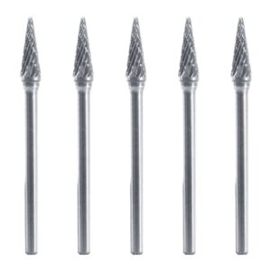 5 Limas Rotativa de Carburo 3/16" x 1/2" x 2-1/16" SM-53 Fullerton