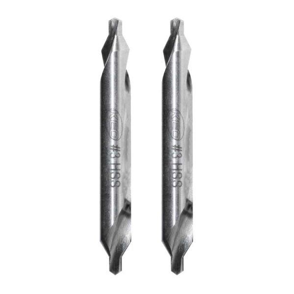 2 Brocas Centro HSS #3 60° Keo