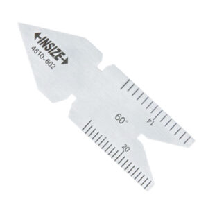 Calibre De Centro Métrico De 60 Grados Insize